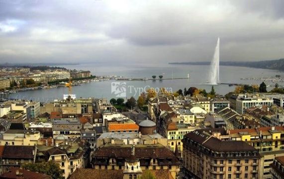г.Женева и Женевское озеро